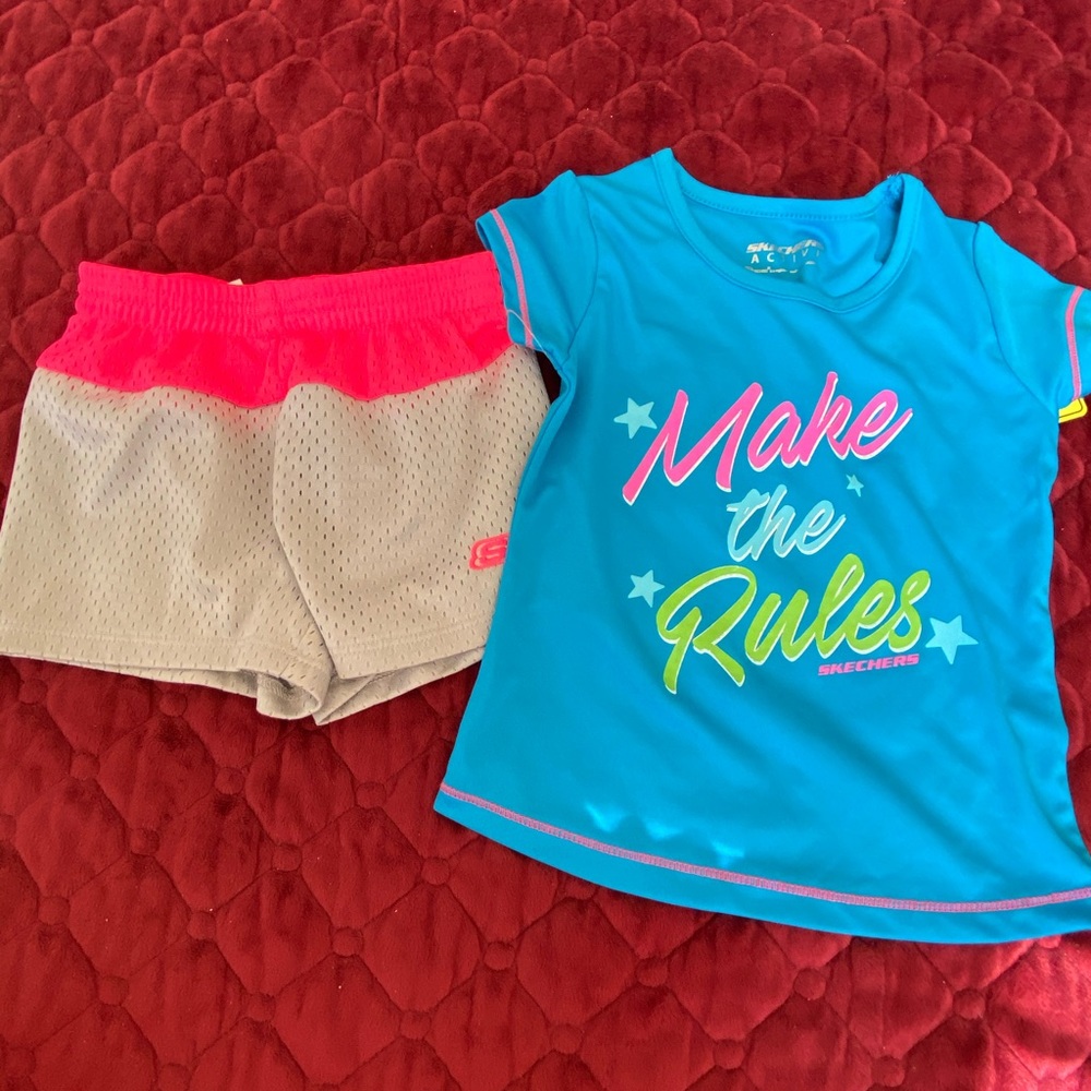2 pcs SKETCHERS ACTIVE WEAR set SIZE 2T